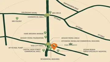 Location of Shiv Times Residency - Image 112505