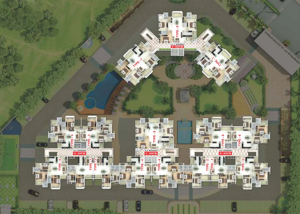 Master Plan of Cedar Luxuria in Mansarovar, Jaipur - Image 56078