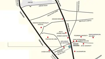 Location of Savera Mahal Aangan - Image 56091