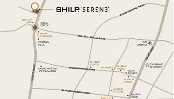 Location of Shilp Serene - Image 123311