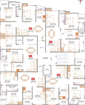 Master Plan of Century JC Heights 9 in Vaishali Nagar, Jaipur - Image 56217