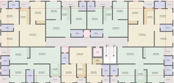 Floor Plan of Kalyan Diamond in Jagatpura, Jaipur - Image 57022