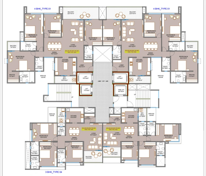 Floor Plan of ANP Universe in Balewadi, Pune - Image 10092