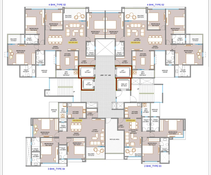 Floor Plan of ANP Universe in Balewadi, Pune - Image 10091