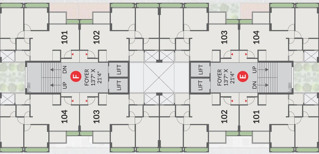 Floor Plan of Khwaish Blue Bell in Jagatpur, Ahmedabad - Image 123409