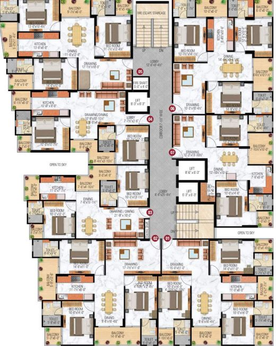 Floor Plan of Uttam Heights in Sirsi Road, Jaipur - Image 56285