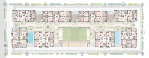 Master Plan of Infinity Baug in Nana Varachha, Surat - Image 56505