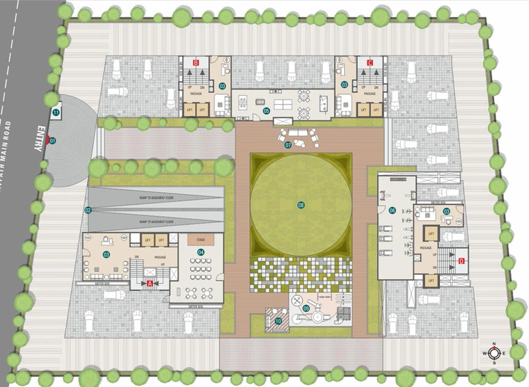 Master Plan of Pratishtha Heights in Palanpur, Surat - Image 56531