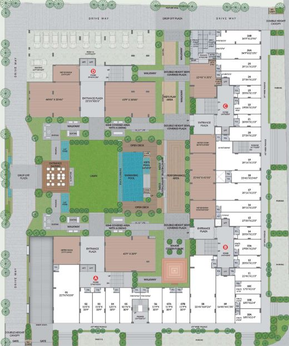 Master Plan of Unique Luxuria in Sola, Ahmedabad - Image 40650