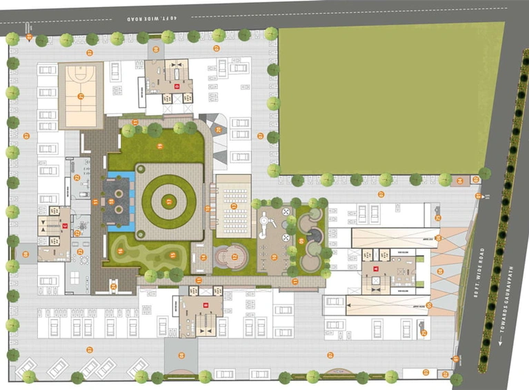 Master Plan of Shaligram Felicity in Pal Gam, Surat - Image 50921