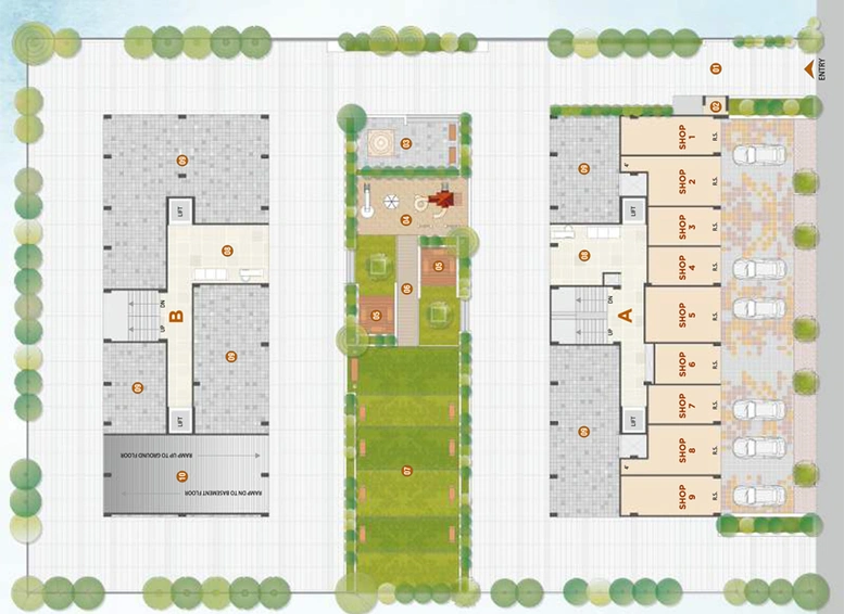 Master Plan of Savani Prayosha Shine in Dindoli, Surat - Image 50773