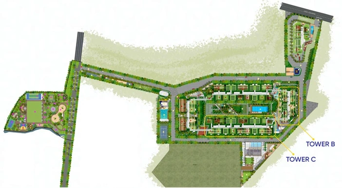 Master Plan of Urbanrise Sky Habitat in Miyapur, Hyderabad - Image 40930