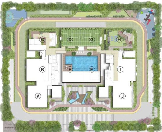 Master Plan of Lumbini Elysee in Financial District, Hyderabad - Image 40921