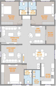 3 BHK Flat in Praneeth Pranav Ixora in Hafeezpet, Hyderabad - Image 480529