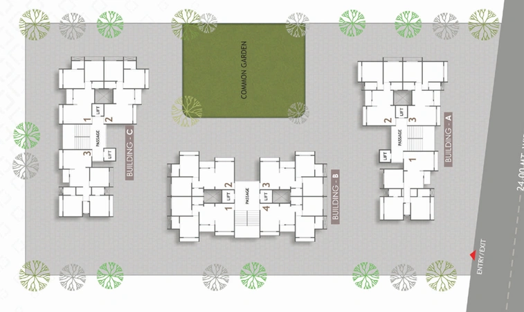 Master Plan of Axis Vaidehi Hills in Dindoli, Surat - Image 50581