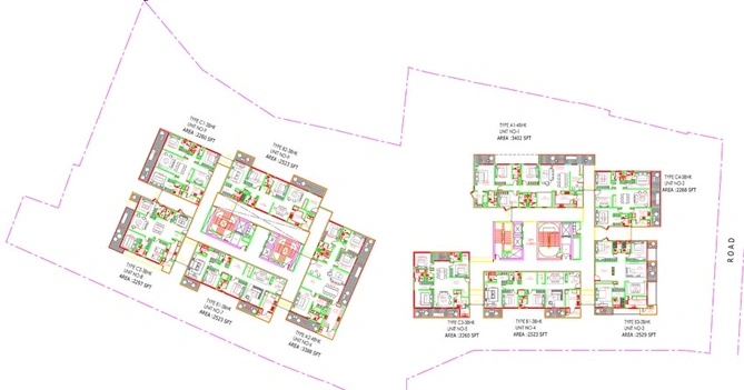 Master Plan of Northstar SP Palacio in Abids, Hyderabad - Image 51533