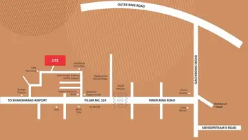Location of GNR Vasavi Nirvana - Image 40775