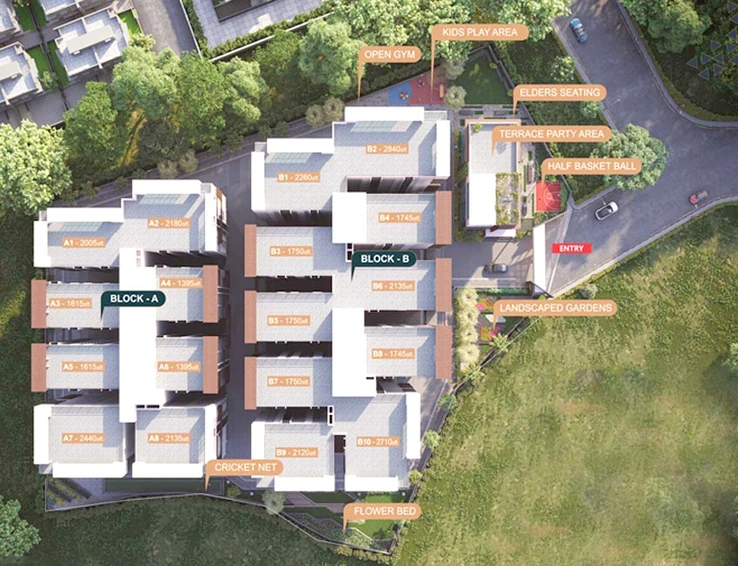 Master Plan of GNR Vasavi Nirvana in Attapur, Hyderabad - Image 40776