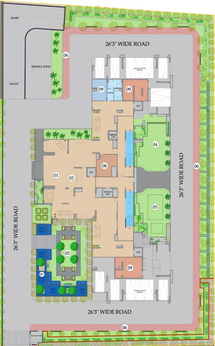 Master Plan of Ashima The Sovereign in Thaltej, Ahmedabad - Image 43111