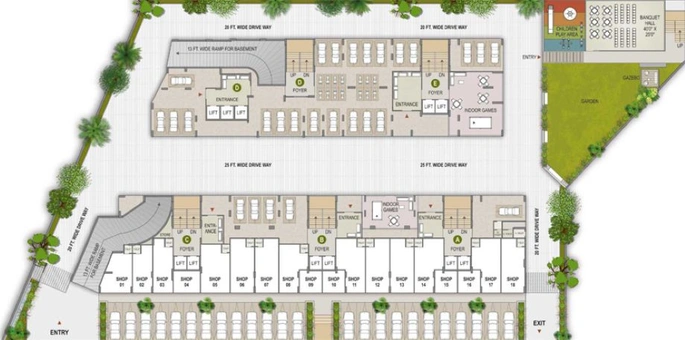 Master Plan of Suryansh Sanidhya Shivalaya in Shela, Ahmedabad - Image 43051