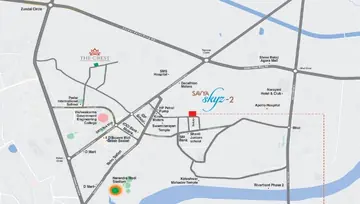 Location of Savya Skyz 2 - Image 42937