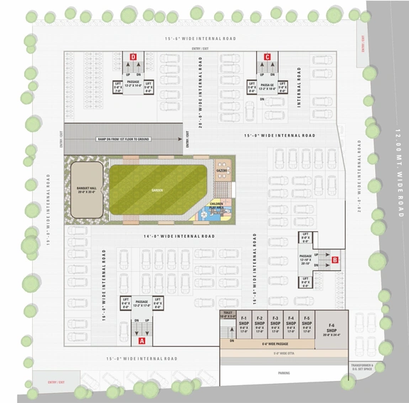 Master Plan of Prestige Morar in Pal, Surat - Image 49794