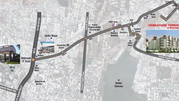 Location of Akruthi Venkatadri Towers - Image 40768