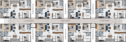 Floor Plan of Vaibhavs Sai Prasanna Enclave in Gajuwaka, Visakhapatnam - Image 46393