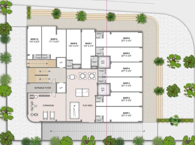 Master Plan of Sun Suryansh Serenity in Nava Naroda, Ahmedabad - Image 42693