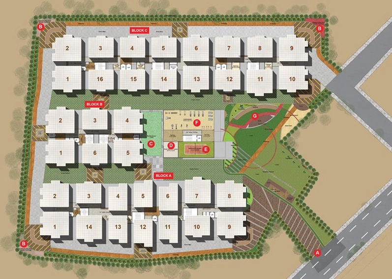 Master Plan of Risinia Trendilla in Bachupally, Hyderabad - Image 41622