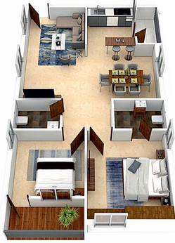 2 BHK Flat in Sree Kalpa Pristine in Bachupally, Hyderabad - Image 482497
