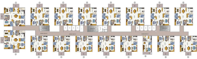Floor Plan of Urbanrise On Cloud 33 in Bachupally, Hyderabad - Image 41485