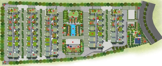 Master Plan of Urbanrise On Cloud 33 in Bachupally, Hyderabad - Image 41486