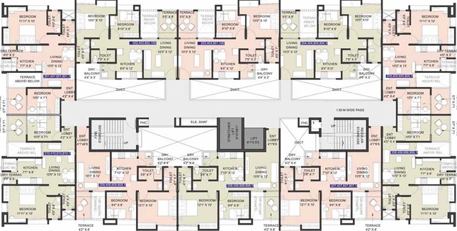 Floor Plan of Prayeja Puram in Ambegaon, Pune - Image 19911