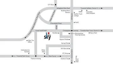 Location of Siddha Sky - Image 58690