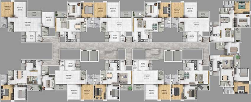 Floor Plan of Aqura Pride in Wadgaon, Pune - Image 19869