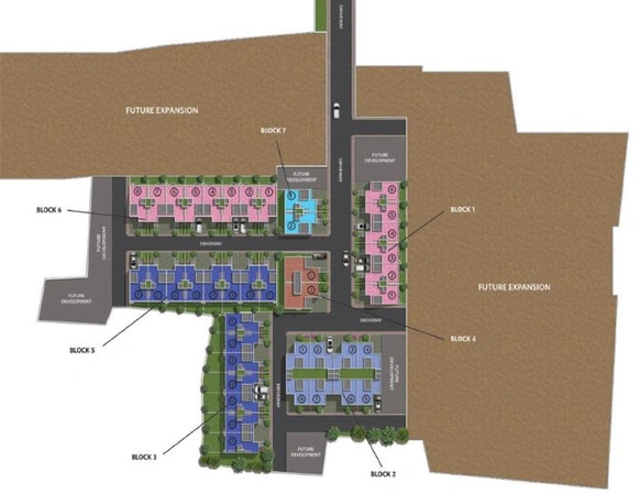 Master Plan of Siddha Suburbia Bungalow in EM Bypass, Kolkata - Image 58711