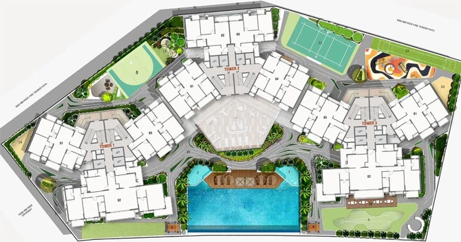 Master Plan of Savvy Marina in Gift City, Gandhinagar - Image 58230
