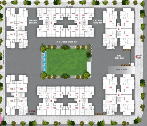 Master Plan of Shree Rang Pearl in Gift City, Gandhinagar - Image 58443