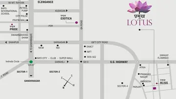 Location of PSY Pramukh Lotus - Image 64076