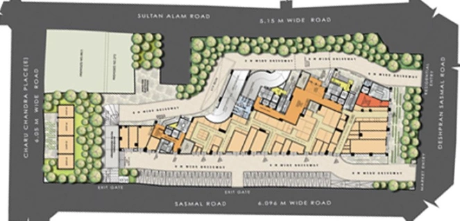 Master Plan of Muskan The Sky Lake in Tollygunge, Kolkata - Image 58748