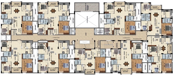 Floor Plan of RC Jones Castle in Saidapet, Chennai - Image 58125