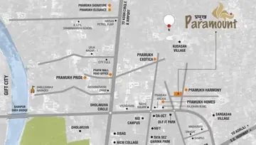 Location of PSY Pramukh Paramount - Image 63811