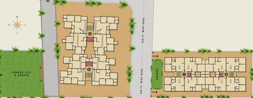 Master Plan of PSY Pramukh Signature in Kudasan, Gandhinagar - Image 63574