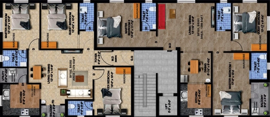 Floor Plan of GCC Sakthi & Sivam in Perungalathur, Chennai - Image 58303