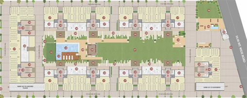 Master Plan of Megh Malhar in Uvarsad, Gandhinagar - Image 65375