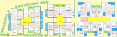Master Plan of Manzil Paradise Homes in Pethapur, Gandhinagar - Image 65192