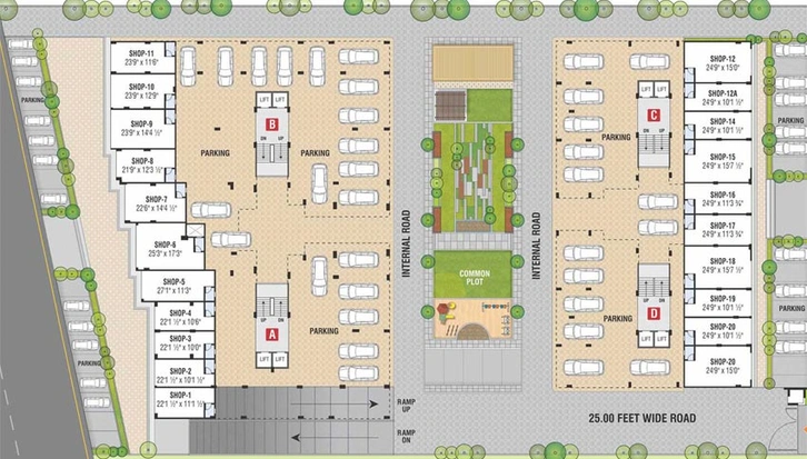 Master Plan of Sarjak The Sarthak in Kudasan, Gandhinagar - Image 63584
