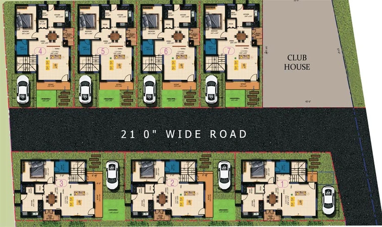 Master Plan of Dhiya Sai Vriksham in Vellakinar, Coimbatore - Image 60307