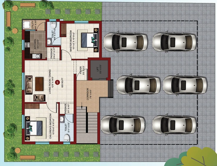 Master Plan of GCC Parkview in Guduvancheri, Chennai - Image 58326